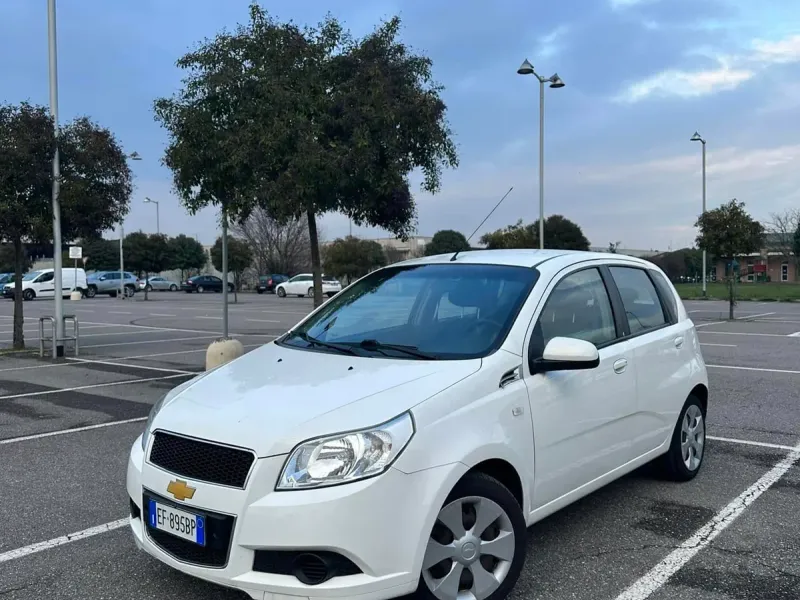 Chevrolet Aveo 1.2 LS GPL, colore bianco